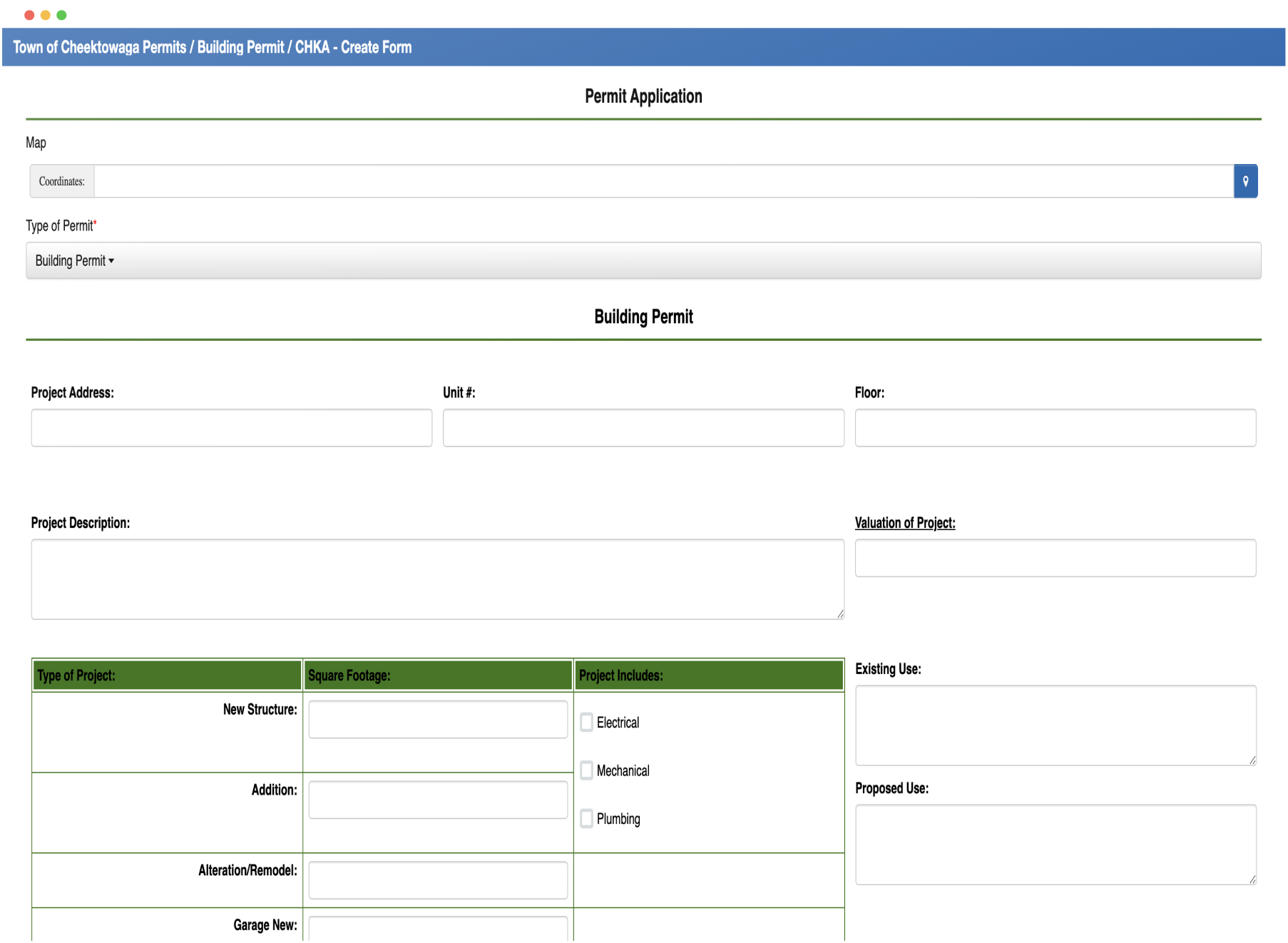 3. Permit Templates