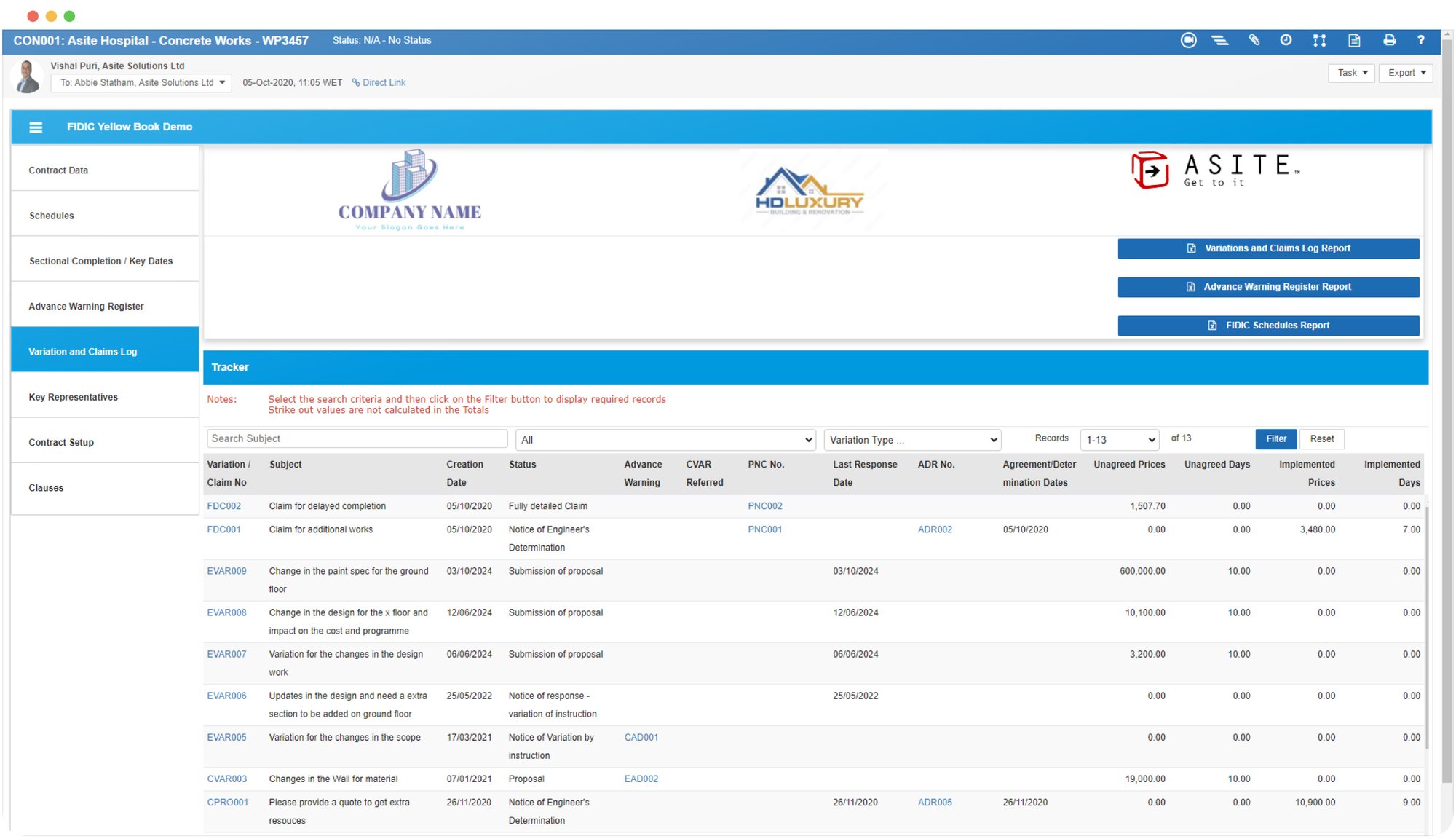 Improve Control of Project Contract Costs